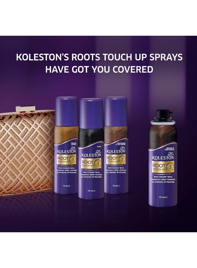 WELLA - Koleston Root Touch Up Spray Dark Blonde to Light Brown 75ml - Image 1
