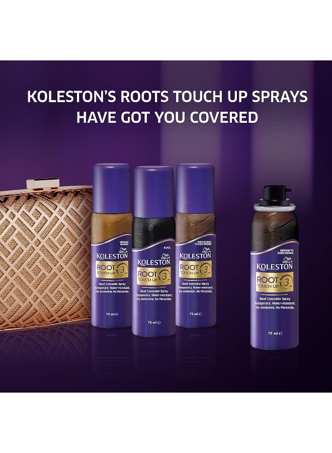 WELLA - Koleston Root Touch Up Spray Dark Blonde to Light Brown 75ml - Image 1