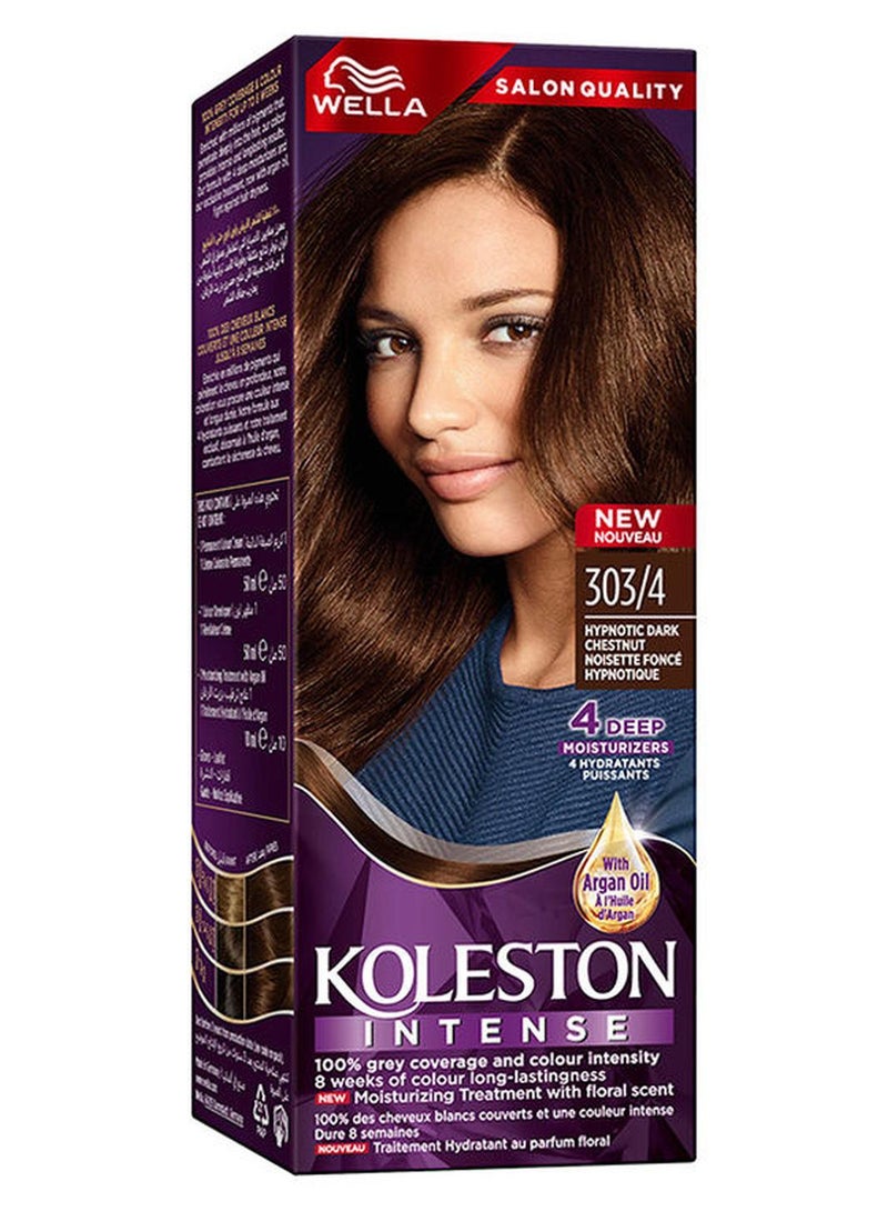 WELLA Koleston Intense Hair Color 303/4 Dark Chestnut - Image 1
