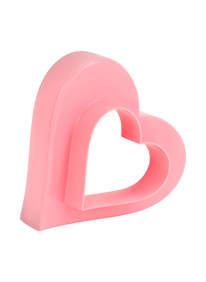 Royalford - 3-Piece Heart Shaped Double Side Cookie Cutter, Bpa Free & Odor Free Multicolour 10x10x4cm - Image 1