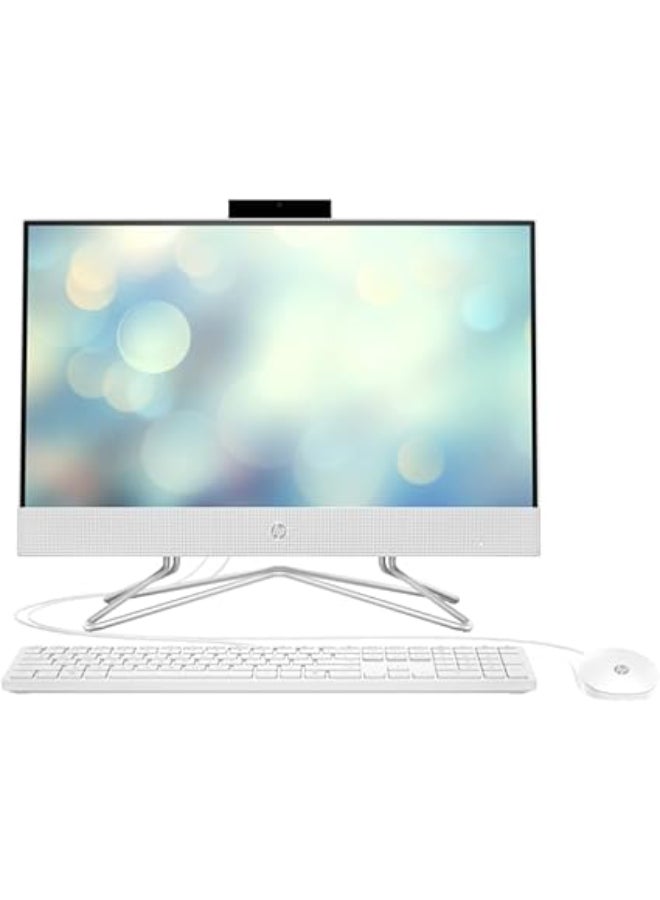 إتش بي - كمبيوتر مكتبي الكل في واحد مقاس 24 بوصة، معالج Core i5-1235U/ذاكرة الوصول العشوائي 8 جيجابايت/محرك أقراص SSD سعة 512 جيجابايت/بطاقة رسومات Intel UHD/نظام التشغيل Windows 11 - Image 1