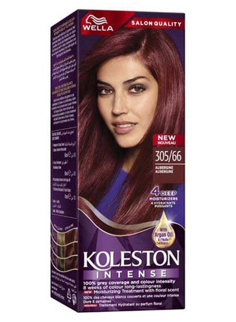 WELLA Koleston Intense Hair Color 305/66 Aubergine - Image 1