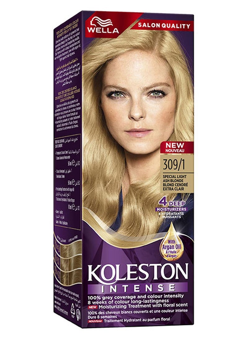 WELLA Koleston Intense Hair Color 309/1 Special Light Ash Blonde - Image 1