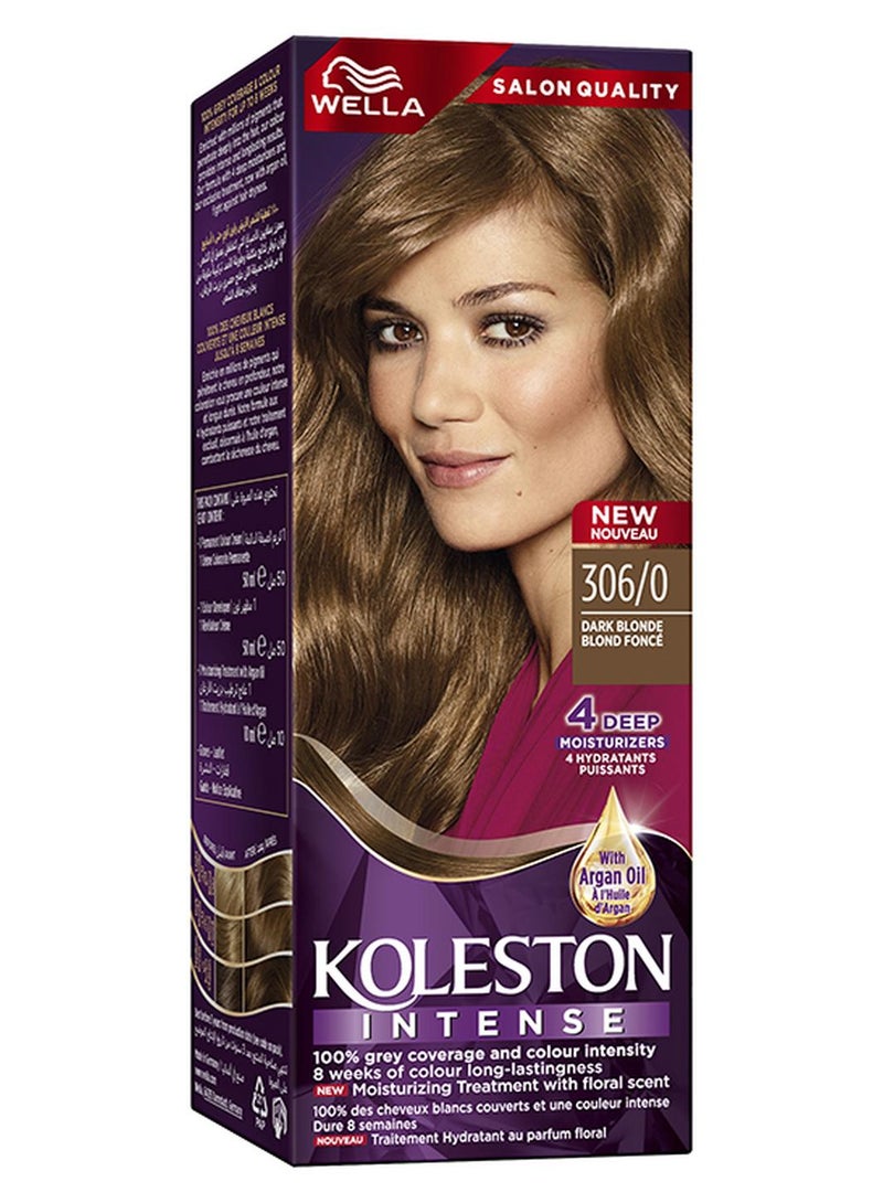 WELLA Koleston Intense Hair Color 306/0 Dark Blonde - Image 1