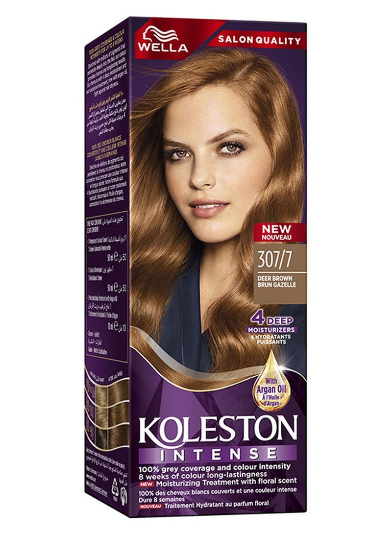 WELLA Koleston Intense Hair Color 307/7 Deer Brown - Image 1