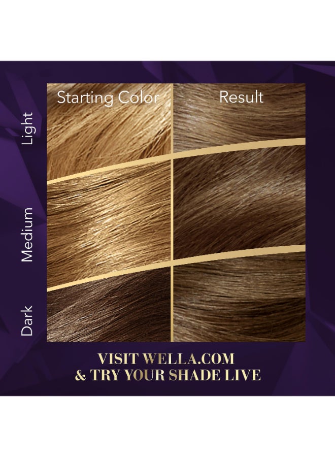 WELLA Koleston Supreme Hair Color 6/1 Dark Ash Blonde  - Image 4