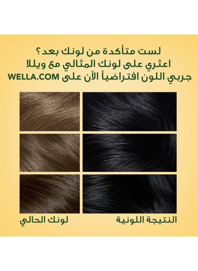 WELLA - Soft Color Natural Instincts Hair Color 1/0 Black Espresso - Image 1