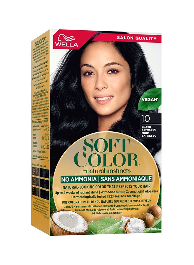 WELLA - Soft Color Natural Instincts Hair Color 1/0 Black Espresso - Image 1