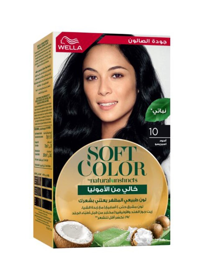 WELLA - Soft Color Natural Instincts Hair Color 1/0 Black Espresso - Image 1