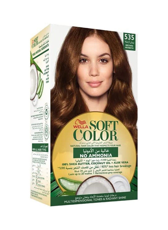 WELLA Soft Color Natural Instincts Hair Color 5/35 Brown Arabica  - Image 1