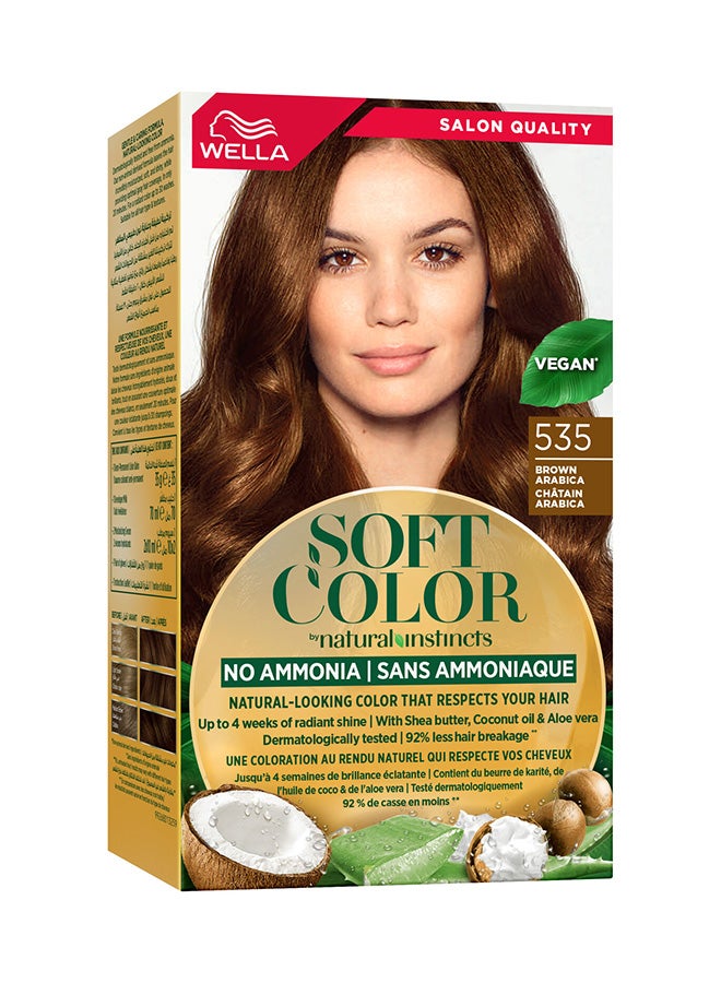 WELLA Soft Color Natural Instincts Hair Color 5/35 Brown Arabica  - Image 2