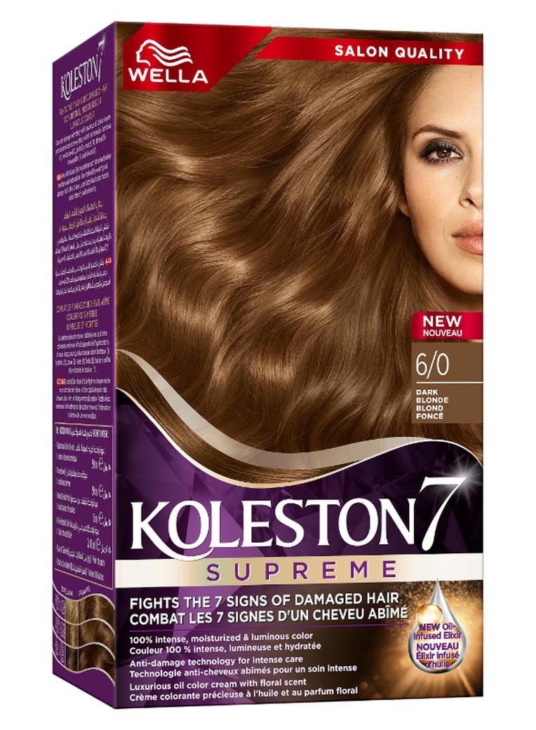 WELLA Koleston Supreme Hair Color 6/0 Dark Blonde - Image 1
