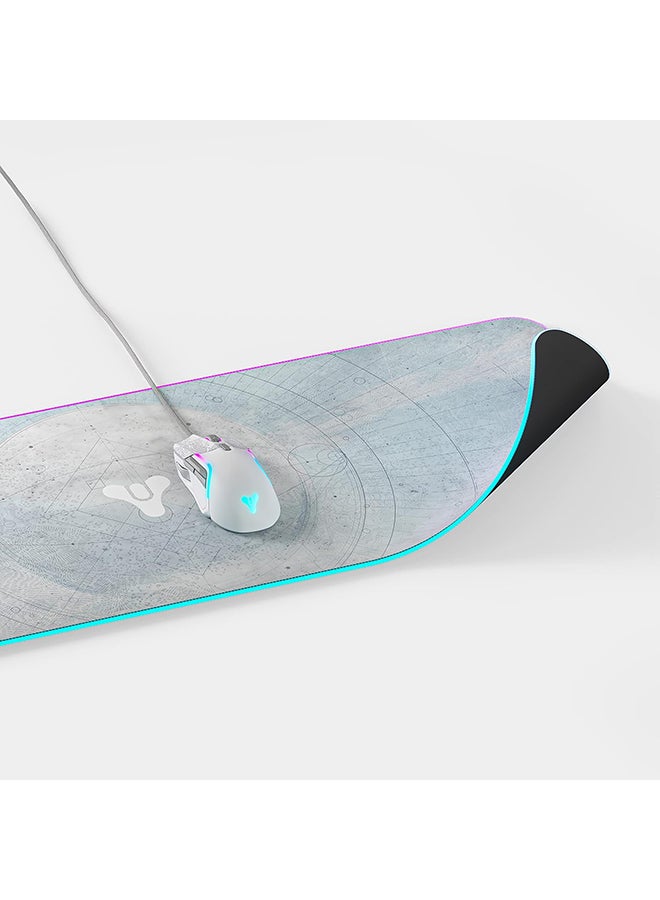 steelseries - SteelSeries QcK Prism - Destiny 2 Edition - Cloth Gaming Mouse Pad - 2-Zone RGB Illumination - Optimized For Gaming Sensors - Size XL - Image 1