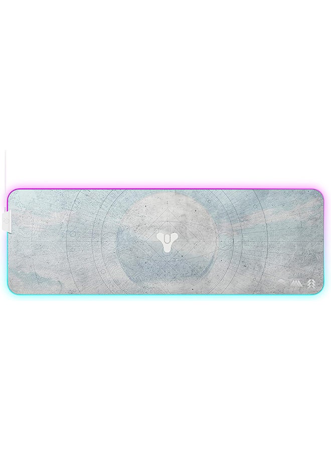 steelseries - SteelSeries QcK Prism - Destiny 2 Edition - Cloth Gaming Mouse Pad - 2-Zone RGB Illumination - Optimized For Gaming Sensors - Size XL - Image 1
