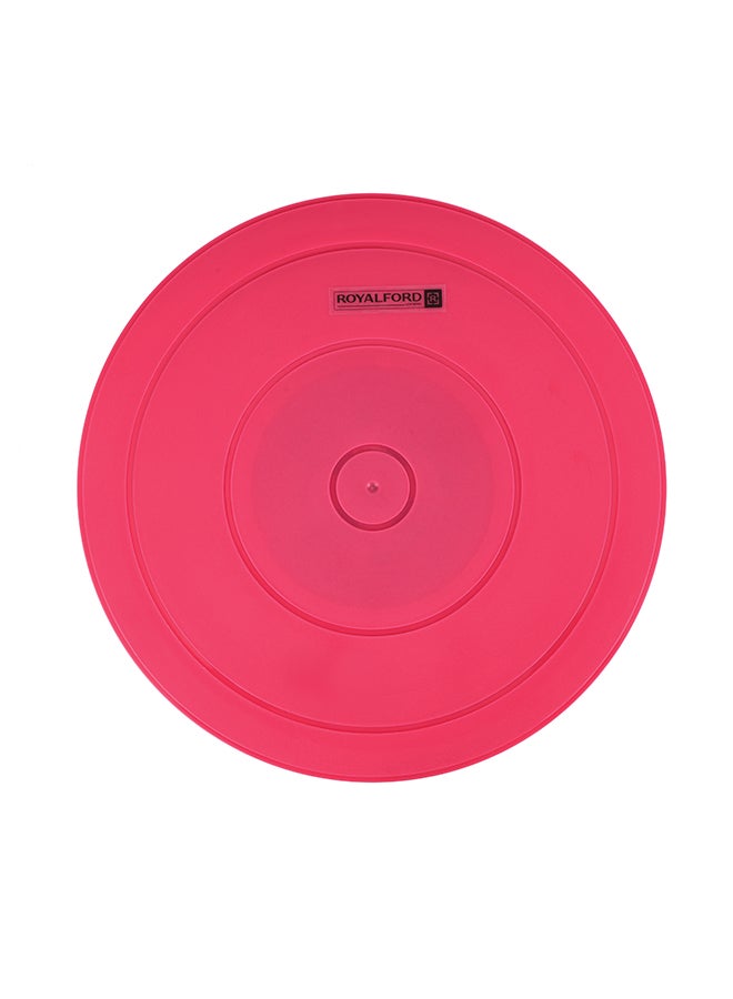 Royalford Cake Turntable Stand 360 Degree Rotates Smoothly And Durable Bpa Free 100% Food Grade Material Anti-Skid Base Multi Color Assorted Color 28.5X7.70X28.5 Cm Assorted Colors 28cm  - Image 3
