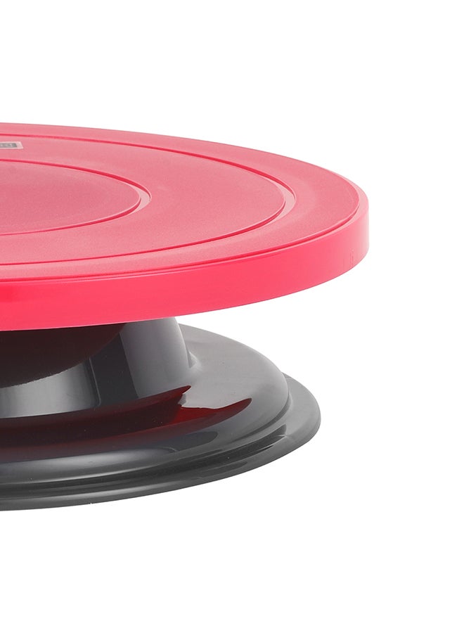 Royalford Cake Turntable Stand 360 Degree Rotates Smoothly And Durable Bpa Free 100% Food Grade Material Anti-Skid Base Multi Color Assorted Color 28.5X7.70X28.5 Cm Assorted Colors 28cm  - Image 2