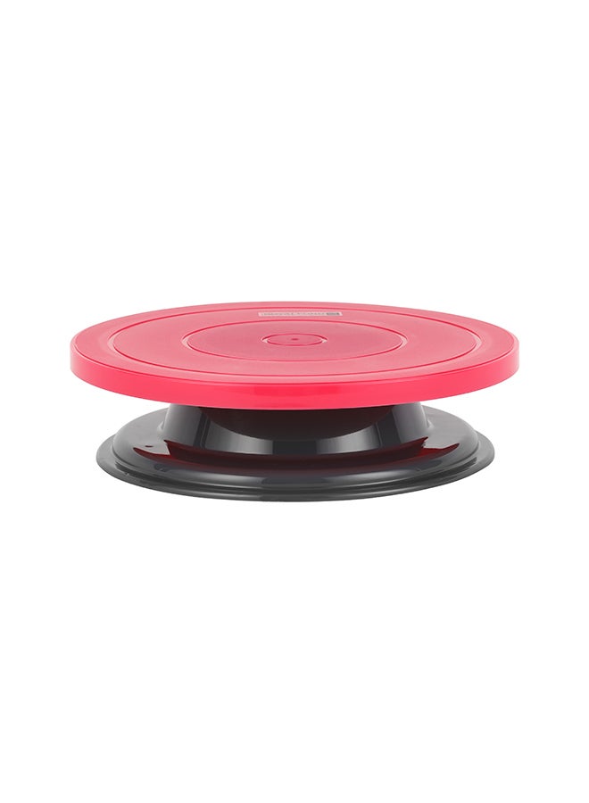 Royalford Cake Turntable Stand 360 Degree Rotates Smoothly And Durable Bpa Free 100% Food Grade Material Anti-Skid Base Multi Color Assorted Color 28.5X7.70X28.5 Cm Assorted Colors 28cm  - Image 4