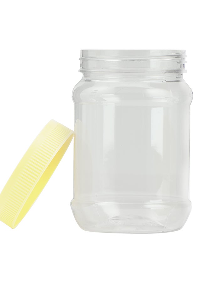 Royalford - 500Ml Round Air-Tight Pet Jar With Cap Keeps Fod Fresh Without Losing Its Fragrance Bpa Free Odor Free Leak Proof Assorted Color Pack of 6 - Image 1
