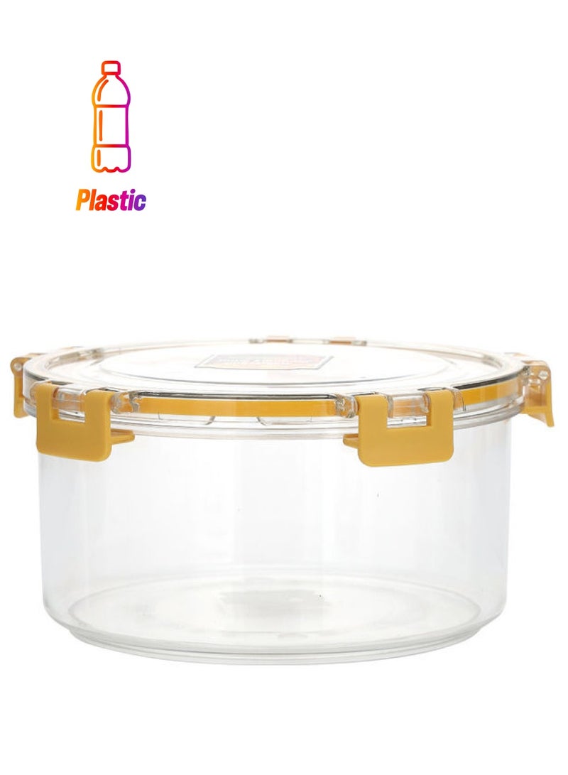 رويال فورد حاوية مستديرة محكمة الغلق من رويال فورد، 2350 مل، مع غطاء - RF11256، حاوية بلاستيكية مع حلقة إغلاق من السيليكون، غطاء شفاف، شفاف - Image 1