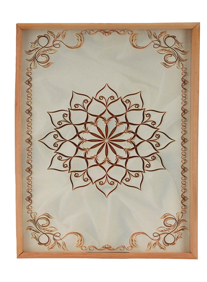 Royalford Royalford 42X30 CM Rectangular Wooden Tray- RF11270| Elegant and Sleek Design with Durable and Long-Lasting Construction| Ideal for Serving Drink and as a Dcor Piece| Multi-Color Assorted Design 42x32cm  - Image 5