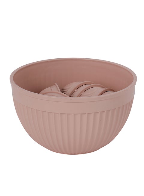Sapphire Bowl Set, 7pcs Bowl Server Ware, RF10782 | Dishwasher Safe Bowl | 6x200ML+2L Mixing Bowl | PP Plastic Bowl Set for Cereal, Salad, Soup, Rice Assorted