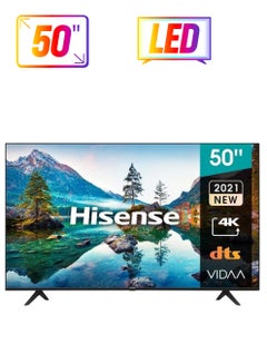 Hisense 50-Inch-4K LED Ultra HD Android Smart TV- VIDAA OS-with Refresh rate 120Hz- Dolby Sound system 50A6GS Black  - Image 1