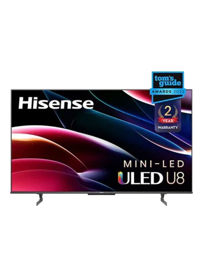 Hisense - 75-Inch 8K Mini LED Android ULED TV And Native 120HZ Refresh Rate 75U80H Black - Image 1