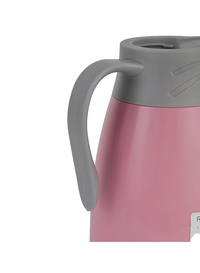 Royalford - Vacuum Flask  Abs Body With Glass Inner 1000Ml 33.5Oz HotAnd Cold Bpa Free 100% Food Grade 14.5x14.5x25.5 Cm Multicolour - Image 1