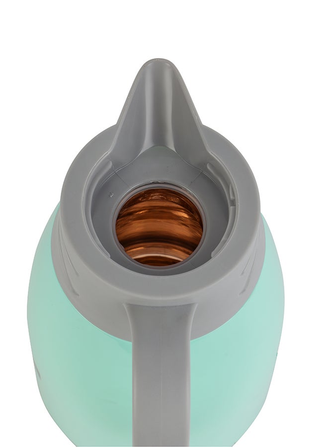 Royalford - Vacuum Flask  Abs Body With Glass Inner 1000Ml 33.5Oz HotAnd Cold Bpa Free 100% Food Grade 14.5x14.5x25.5 Cm Multicolour - Image 1