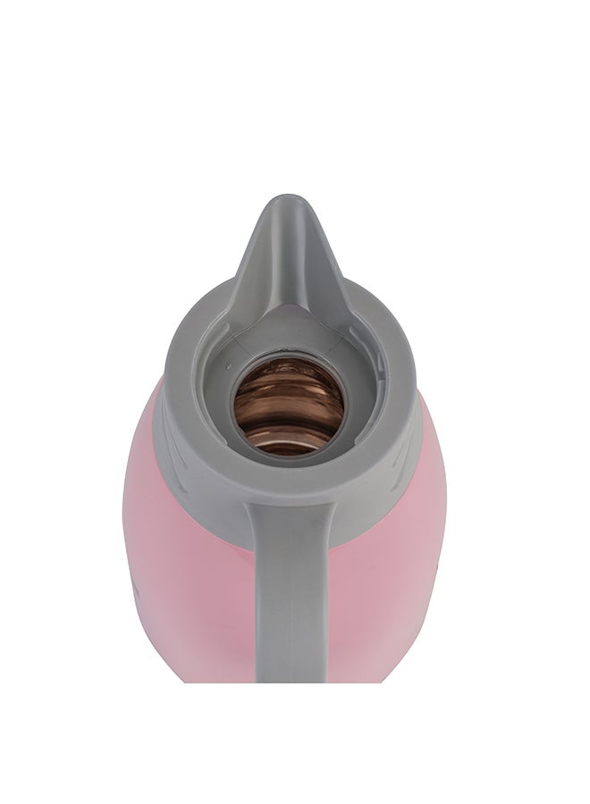 Royalford - Vacuum Flask  Abs Body With Glass Inner 1000Ml 33.5Oz HotAnd Cold Bpa Free 100% Food Grade 14.5x14.5x25.5 Cm Multicolour - Image 1
