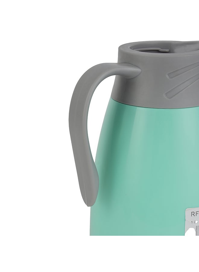 Royalford - Vacuum Flask  Abs Body With Glass Inner 1000Ml 33.5Oz HotAnd Cold Bpa Free 100% Food Grade 14.5x14.5x25.5 Cm Multicolour - Image 1