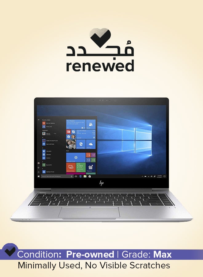 HP - Renewed - EliteBook 840 G5 Laptop With 14 Inch HD Display,7th Generation Core i5 7200U Processor/16GB DDR4 RAM/512GB SSD/Windows 10 Pro English Silver - Image 1