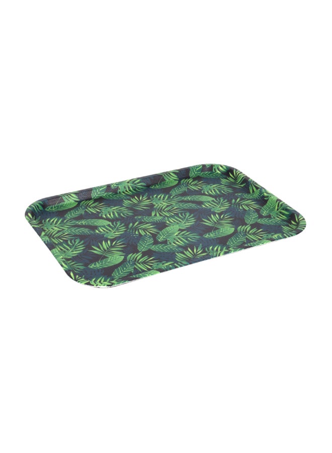Royalford Royalford Rectangle Leather Tray- RF11267| Elegant and Sleek Design with Durable and Long-Lasting Construction| Ideal for Serving Drink and as a Dcor Piece| Multi-Color Multicolor 42cm  - Image 1