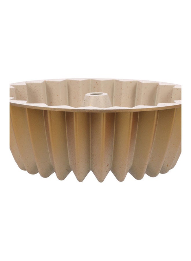 Royalford - Supreme Bundt Cake Pan, Aluminium Bundt Cake Tin, RF10836 | Non-Stick Granite Coating for Easy Release & Clean Up | Oven Safe Bakeware Brown - Image 1