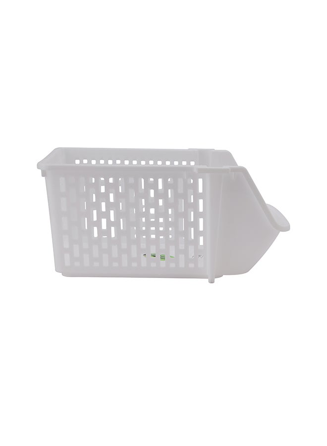 Royalford Royalford Cabinet Organizer- RF11296 PP Plastic Multi-Purpose Rectangular Organizer Break-Resistant, Light-Weight WHITE  - Image 3