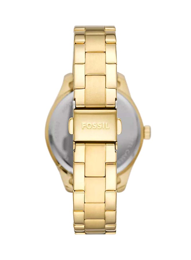 FOSSIL Women's Analog Round Shape Stainless Steel BQ3692 36 Millimeter  - Image 2
