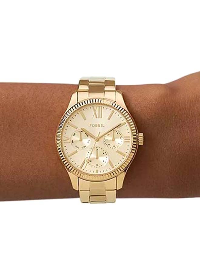 FOSSIL Women's Analog Round Shape Stainless Steel BQ3692 36 Millimeter  - Image 4