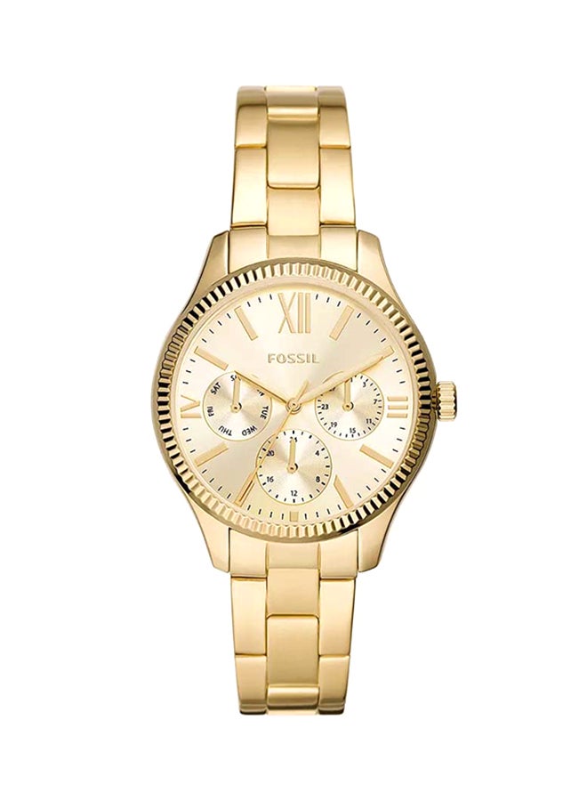 FOSSIL Women's Analog Round Shape Stainless Steel BQ3692 36 Millimeter  - Image 1