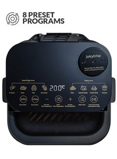 Air Fryer With Juicy And Crispy Options, Digital Control Panel Display, 8 Preset Programs 8 L 1650 W EVKA-AF8008D Black - pnsku/N53397365A/45/_/1696437630/8b7a3d1b-0136-49e9-8f1b-92990aabf1e3