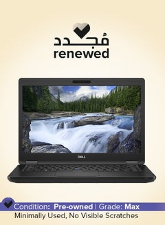 DELL Renewed - Latitude 5490 (2017) Laptop With 14-Inch Touchscreen, Intel Core i5 Processor/8th Gen/8GB RAM/256GB SSD/Intel UHD Graphics 620 English/Arabic Black  - Image 1