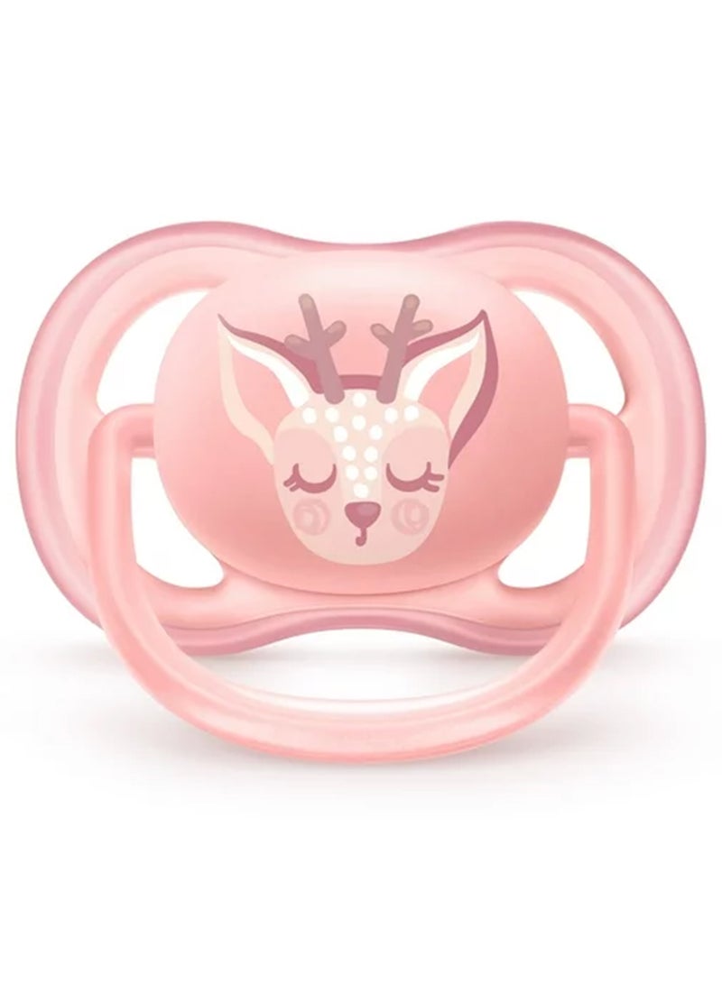 PHILIPS AVENT - 2 Piece Avent Ultra Air Free - Flow Pacifier/Soother, 0 To 6 Months, Mixed, Deco, Scf085/05 - Image 1