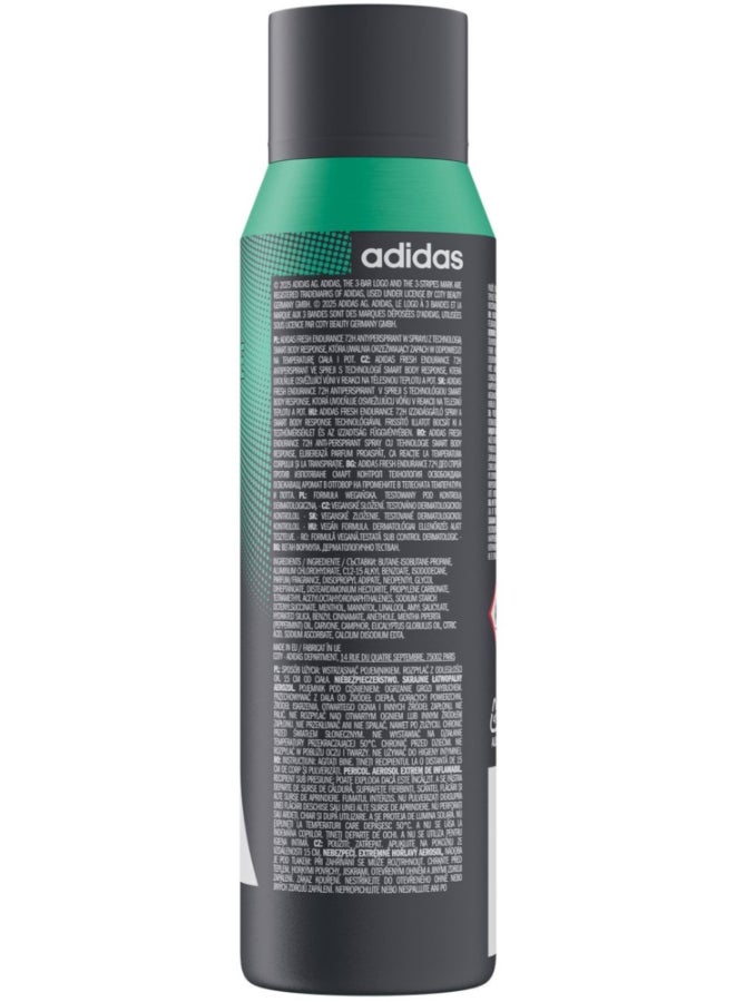 Adidas Fresh Endurance Antiperspirant Spray 150ml - Image 4