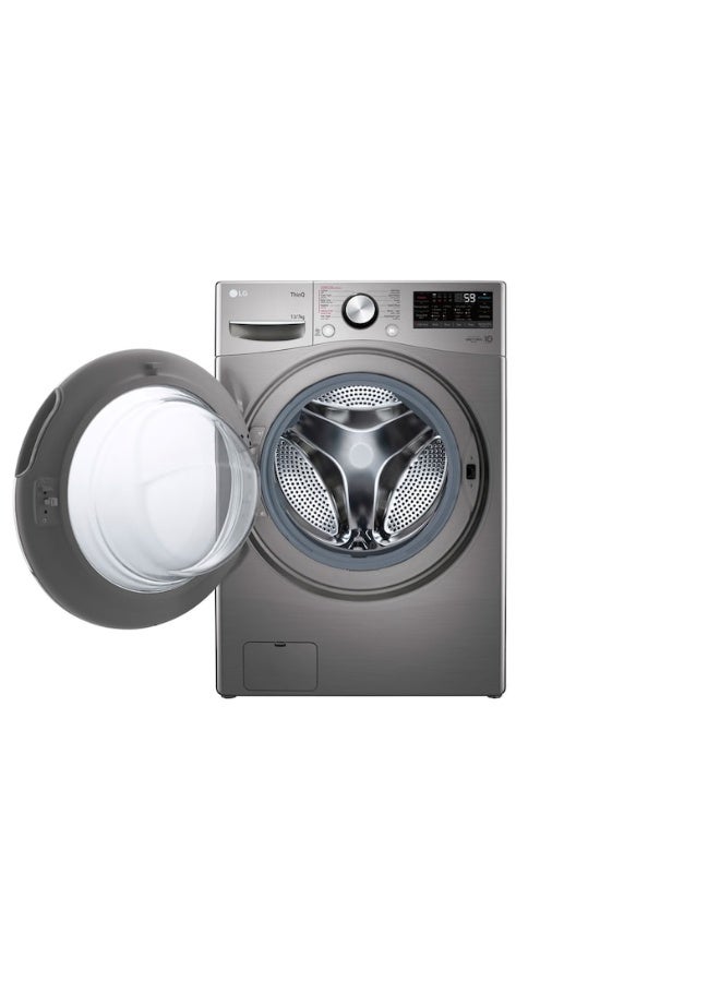 إل جي مجفف ملابس مزدوج العاكس سعة 10 كجم، تجفيف بالاستشعار، عناية بالحساسية، عناية بالأسطوانة، RH10V9AV2W أبيض 10 kg RH10V9AV2W أبيض - Image 2