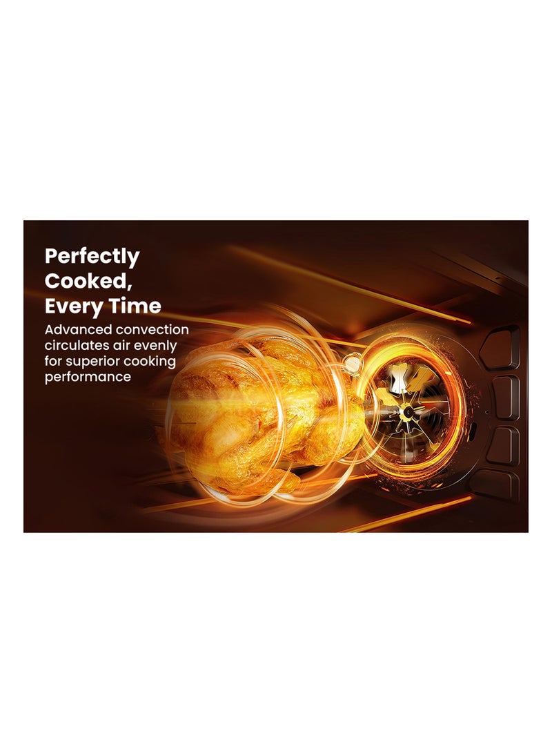 نيكاي فرن كهربائي 46 L 1500 W NT655N2/ NT655RX2 أسود - Image 2