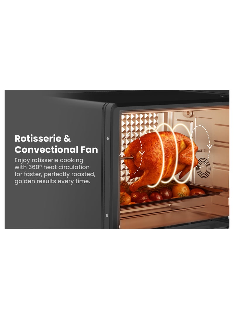 نيكاي فرن كهربائي 46 L 1500 W NT655N2/ NT655RX2 أسود - Image 4