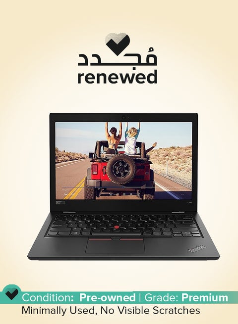 Renewed - Thinkpad L380 Business Laptop With 13.3-Inch HD Display,Intel core i3 8th Generation/8GB DDR4 RAM/256GB SSD/Windows 10 Pro English Black
