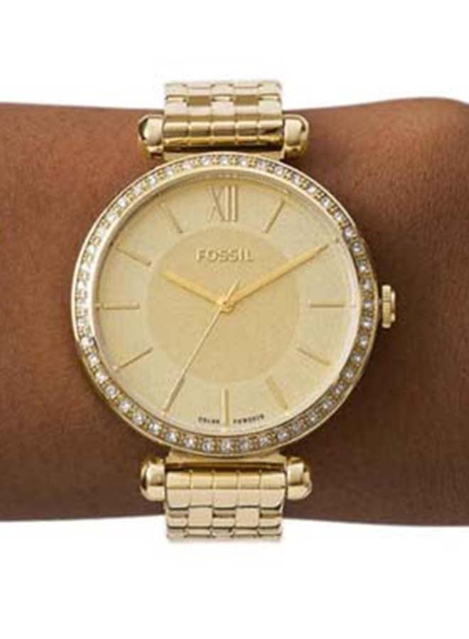 FOSSIL Women's Analog Round Shape Stainless Steel Wrist Watch BQ3818 36 mm  - Image 2