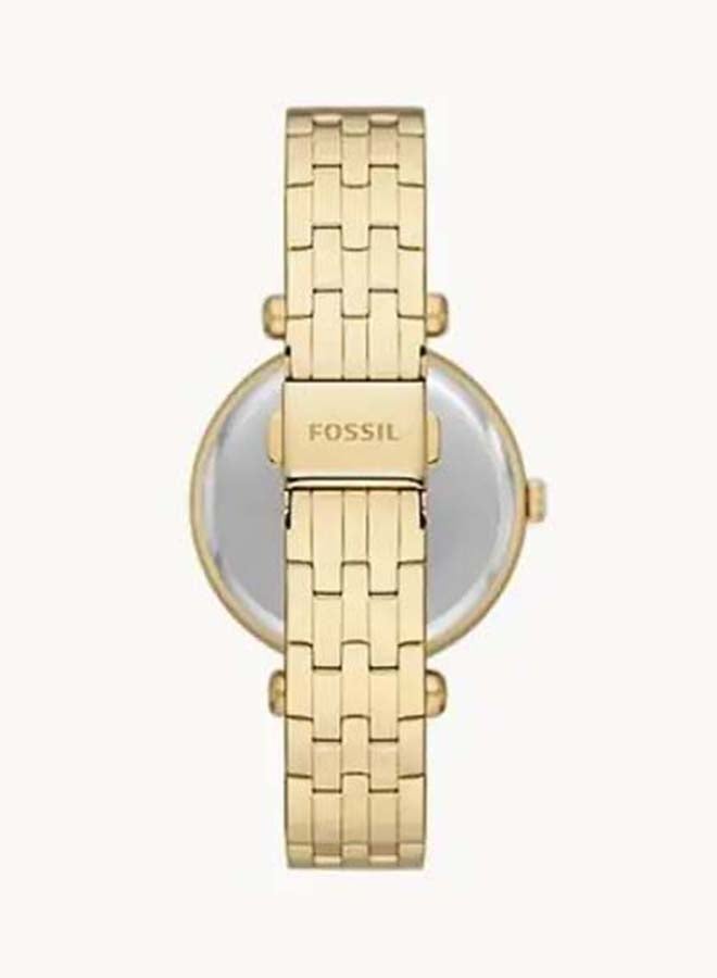 FOSSIL Women's Analog Round Shape Stainless Steel Wrist Watch BQ3818 36 mm  - Image 4