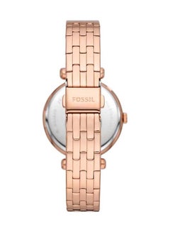 FOSSIL Women's Analog Round Shape Stainless Steel Wrist Watch BQ3820 36 mm  - Image 2