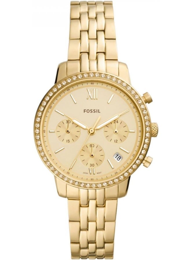 FOSSIL Women's Analog Round Shape Stainless Steel Wrist Watch ES5219 36 mm  - Image 2